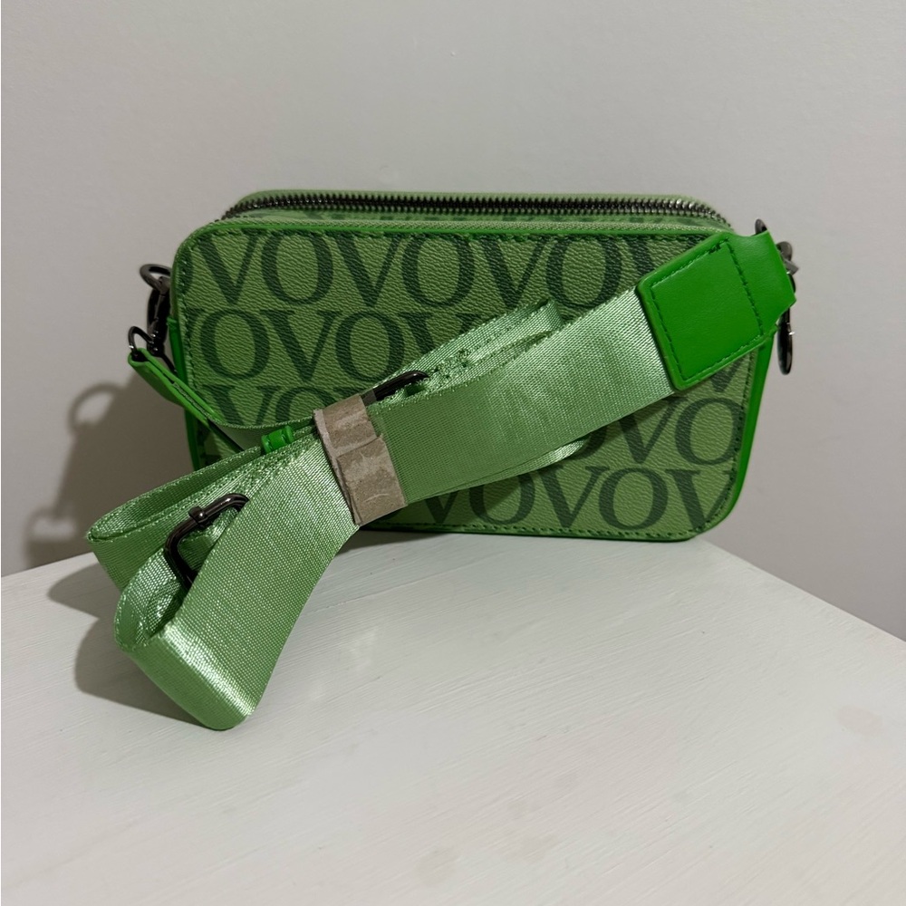 Valentino Orlandi Green Designer Crossbody Camera Bag *NWT* - Picture 7 of 7